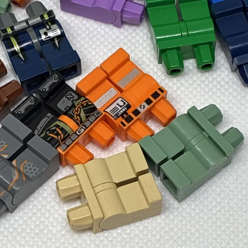 Lego LEGS Minifigure Parts Lot - Legs and Skirts Lot of 62 USED with Wear
